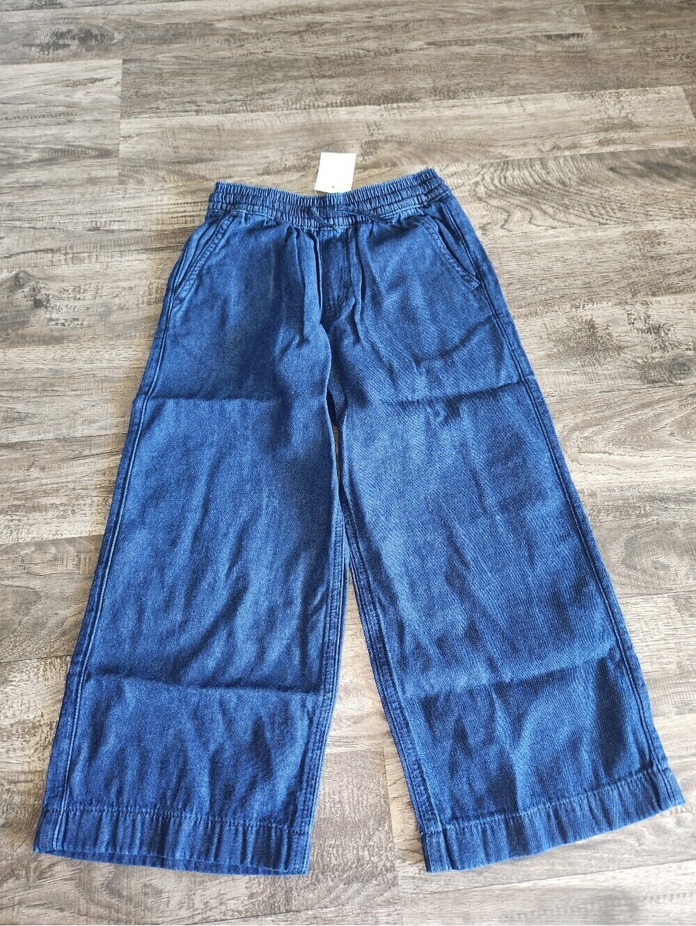 J. Crew Factory Girls' wide-leg drawstring jean